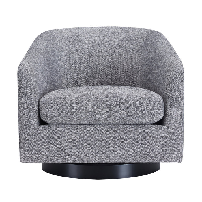 Upholstered Swivel Barrel Chair & Reviews Birch Lane